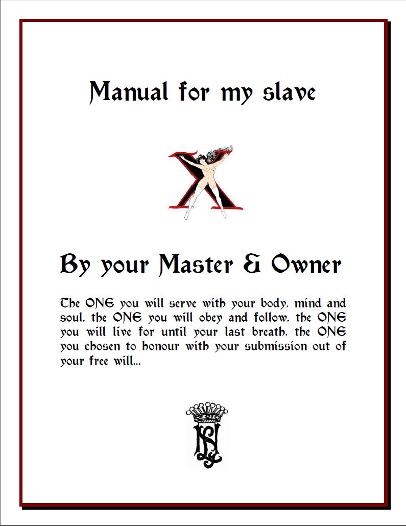 Maual for My slave